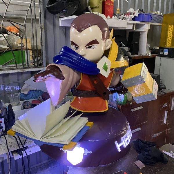 Mô hình nhân vật game phóng to in 3D Resin SLA Bình Dương