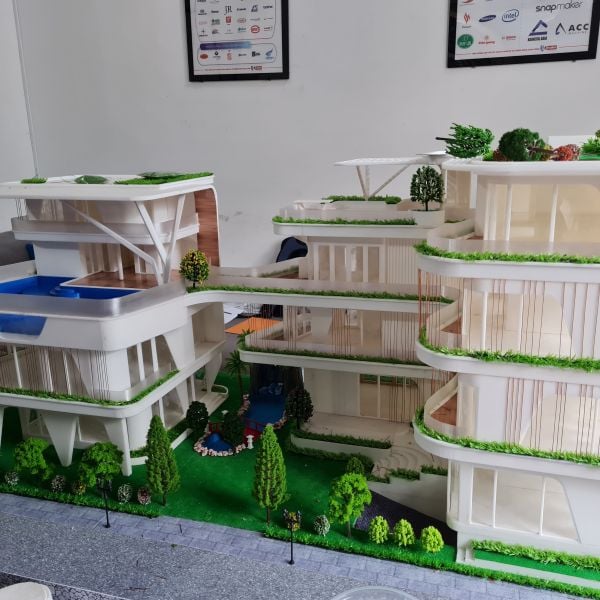 Mô hình khu đô thị - 3DMaker Mô hình kiến trúc khu đô thị tỉ lệ 1:100 - 3DMaker