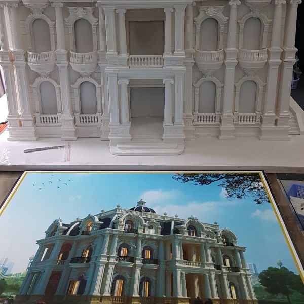 Mô hình biệt thự - 3DMaker Mô hình kiến trúc biệt thự cao cấp in 3D - 3DMaker