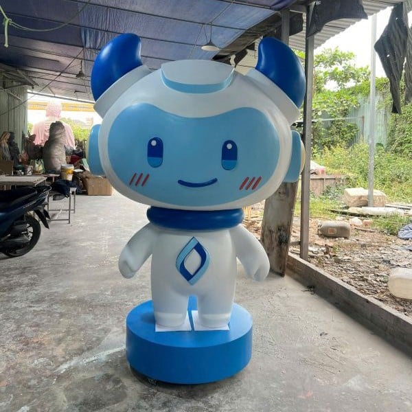 Mô hình linh vật in 3D 1.8m cho event KCN Phú Mỹ Vũng Tàu