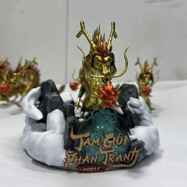 Mô hình rồng game tam giới - 3DMaker Mô hình rồng game tam giới hoàn thiện sơn cao cấp - 3DMaker