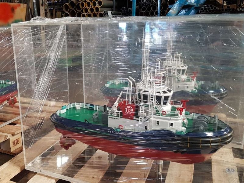 Mô hình tàu biển in 3D Resin SLA chi tiết cao tại 3DMaker TPHCM