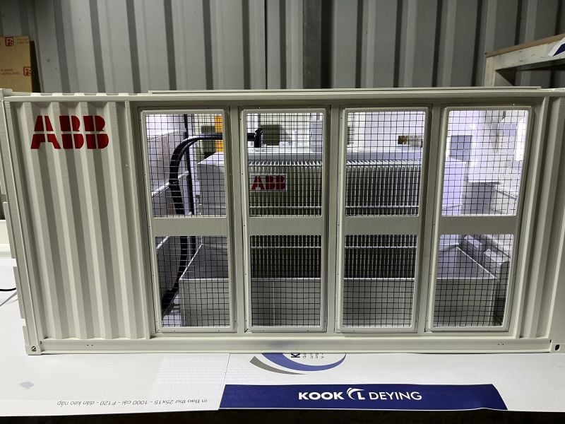 Trạm điện ABB - 3DMaker Mô hình trạm điện ABB cho showroom kỹ thuật - 3DMaker