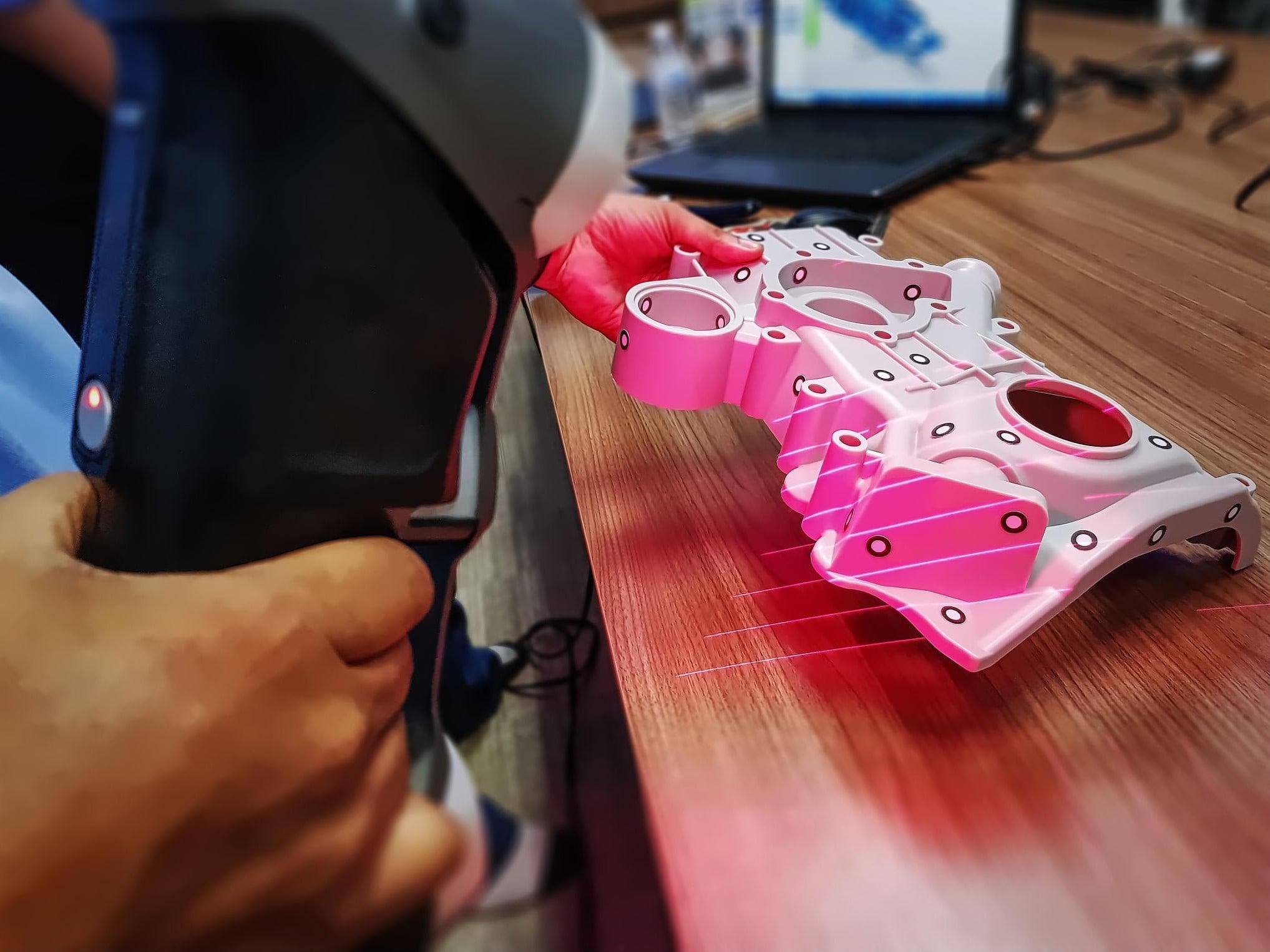 Scan 3D 300k để in 3D lại mẫu vật tại 3DMaker