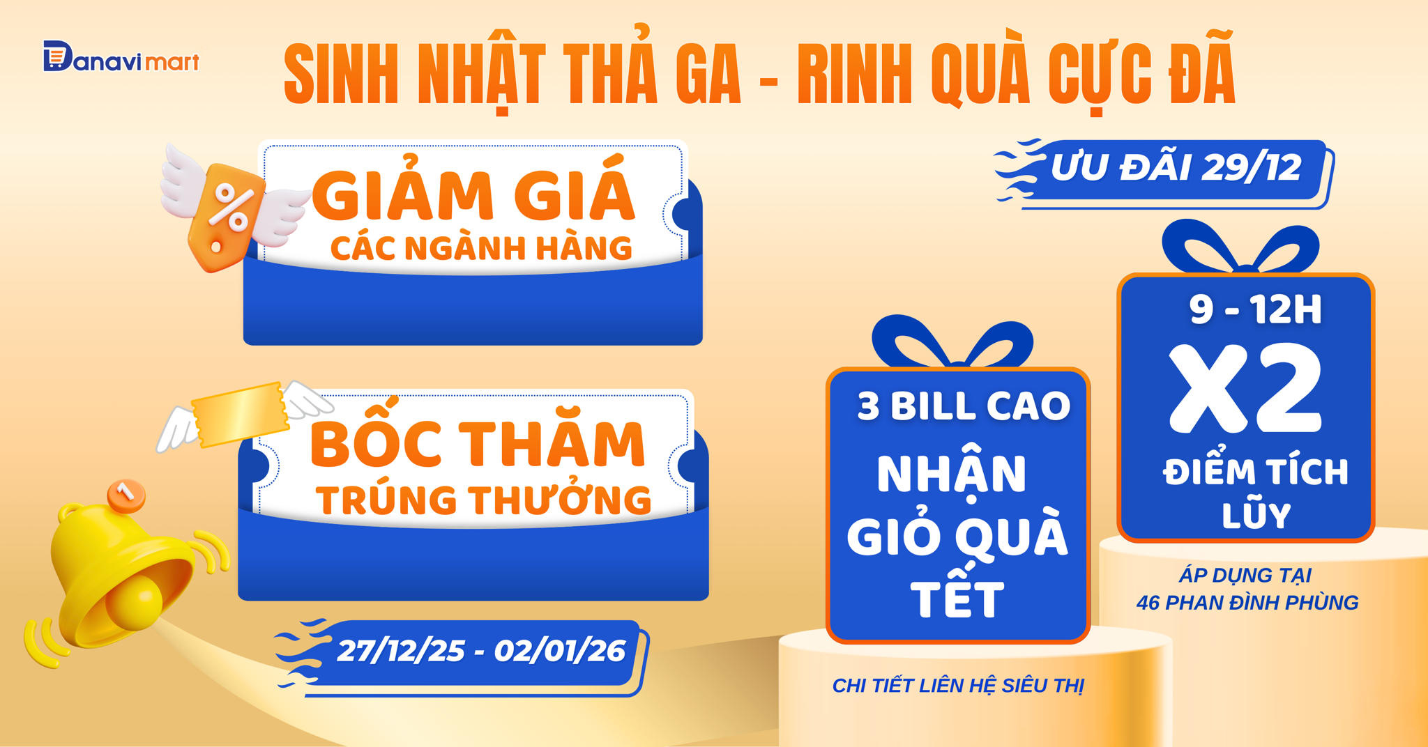 SINH NHẬT DANAVI PHAN ĐÌNH PHÙNG: SINH NHẬT THẢ GA – RINH QUÀ CỰC ĐÃ