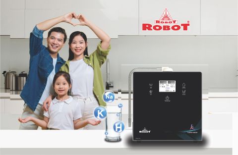 Nguồn nước tốt với máy lọc nước điện giải ROBOT ionPrince (báo TUỔI TRẺ)
