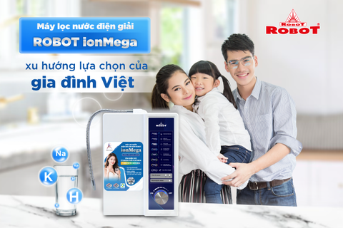 Vì sao nhiều gia đình chọn máy lọc nước điện giải Robot ionMega? (Báo TUỔI TRẺ)