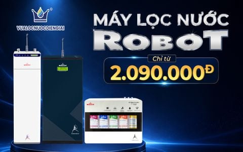NÂNG CẤP NƯỚC SẠCH – NÂNG TẦM CHUẨN SỐNG | Máy lọc nước ROBOT chỉ từ 2.090.000đ, quà tặng đến 590.000đ
