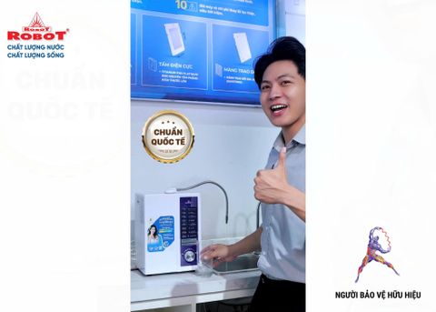 Giá bùng nổ - Nâng tầm sức khoẻ cả gia đình với Máy lọc nước điện giải ion kiềm ROBOT