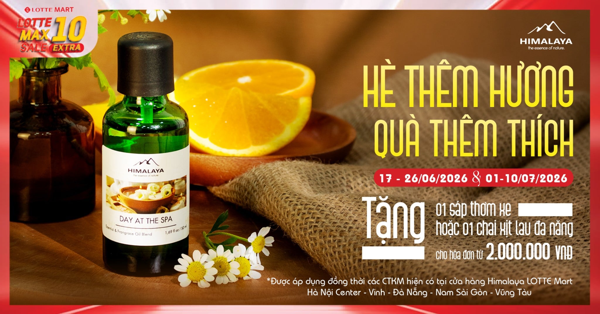 [Himalaya x Lotte Mart] Hè thêm hương – Quà thêm thích cùng LOTTE MAX SALE 2026