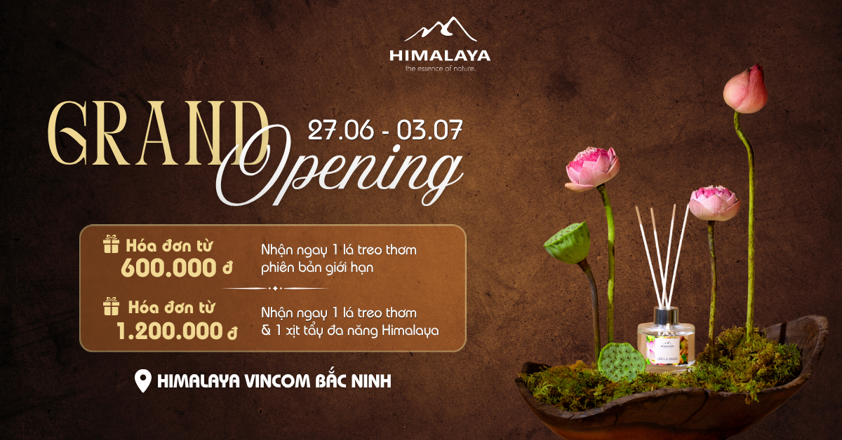 CHÀO TRẠM AN NHIÊN MỚI: HIMALAYA CHÍNH THỨC CÓ MẶT TẠI VINCOM BẮC NINH
