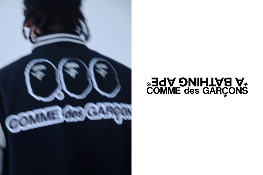 BAPE x COMME des GARÇONS Osaka: Capsule đen trắng độc quyền