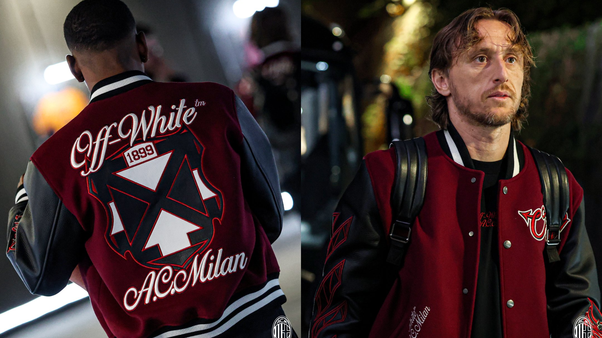 Off White x AC Milan Varsity Jacket: Di Sản Rossoneri Gặp Gỡ Streetwear Cao Cấp