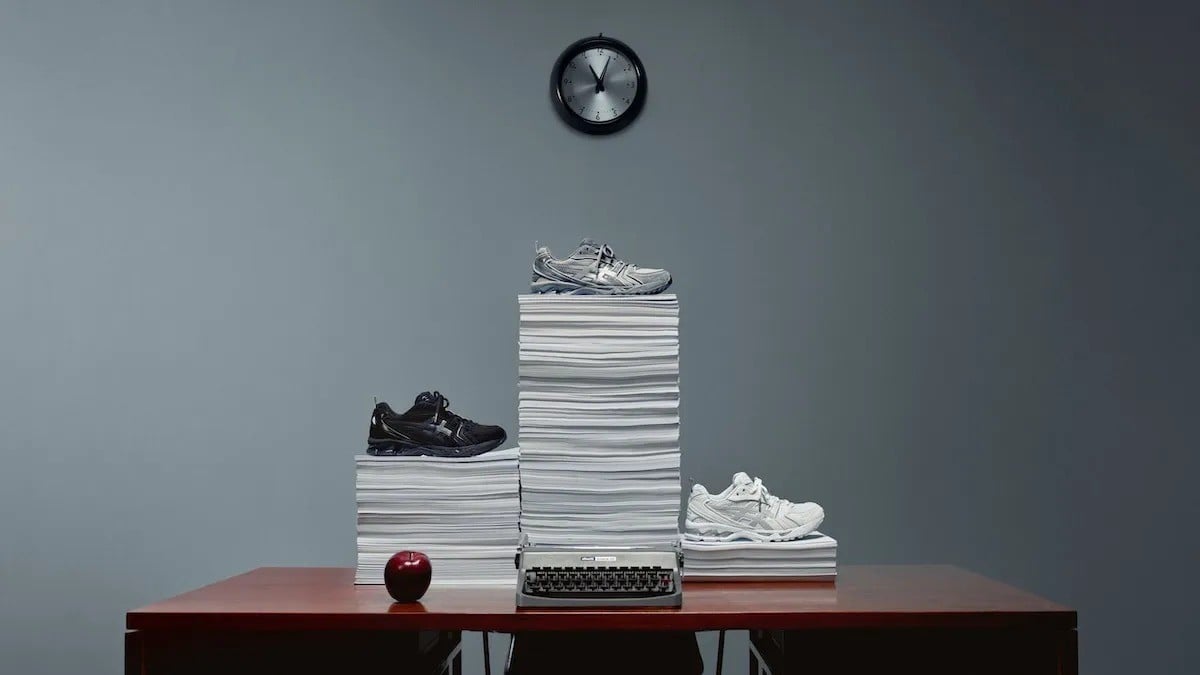 Thom Browne x ASICS GEL Kayano 14 Fall 2026: Sneaker Qua Lăng Kính Couture