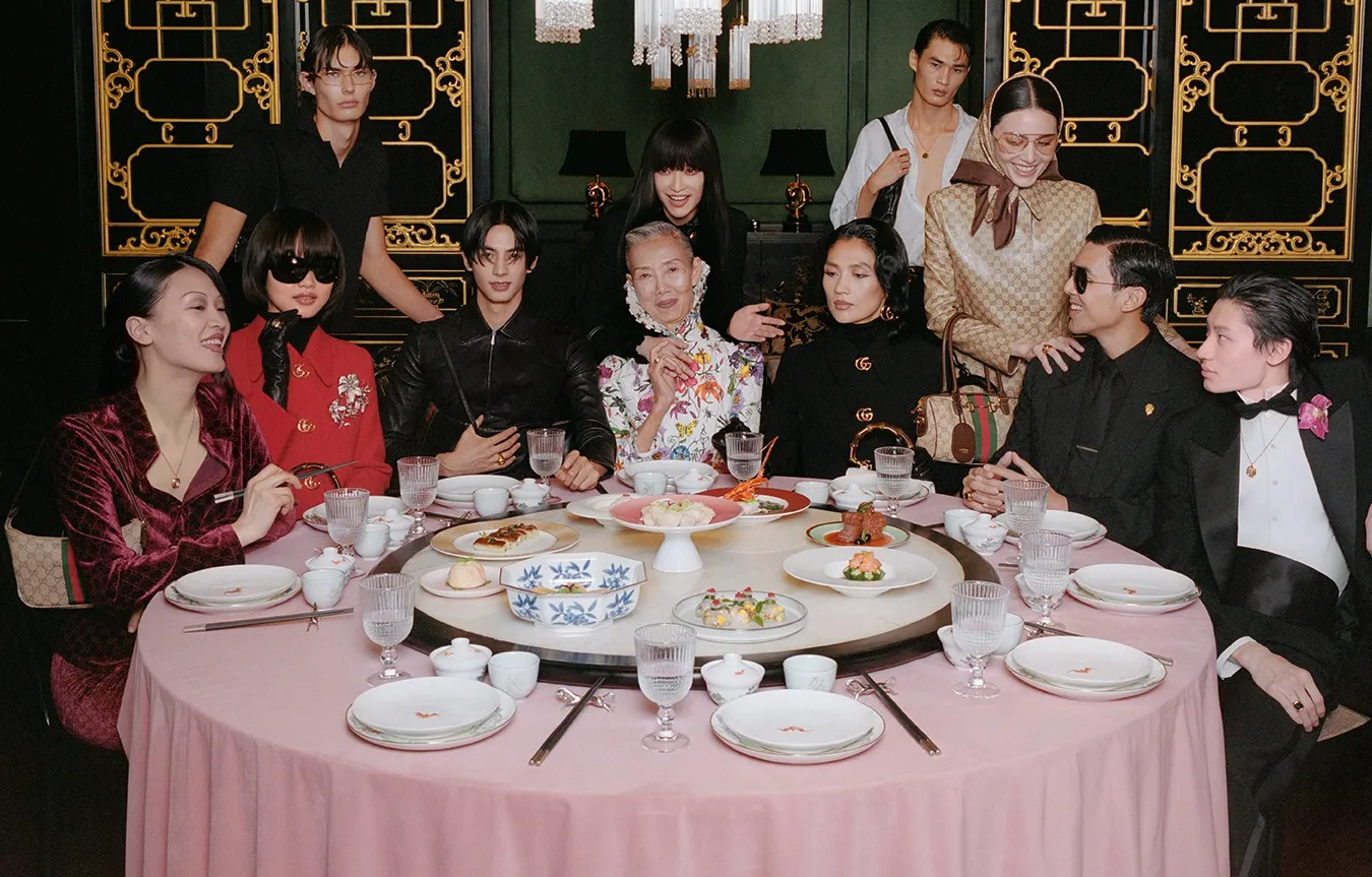 Gucci The Gathering: Dàn Sao Châu Á Trong Không Gian Thẩm Mỹ Retrofuture