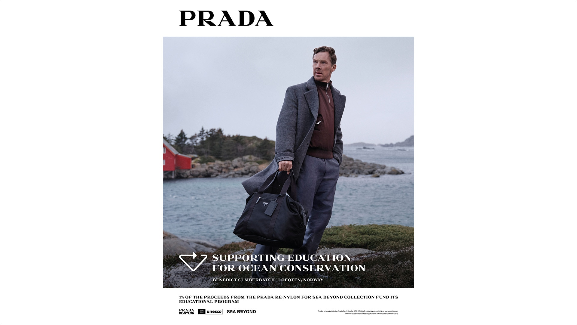 Benedict Cumberbatch cùng Prada Lan Tỏa Thông Điệp Bảo Vệ Đại Dương