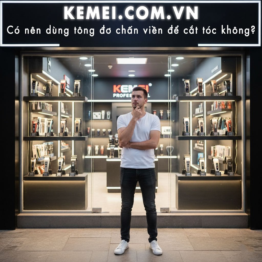 Tông đơ chấn viền có thể dùng để cắt tóc được không?