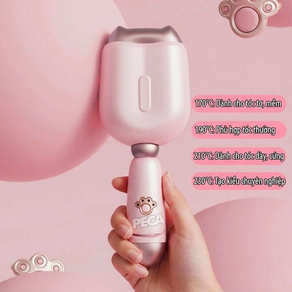 Máy uốn tóc gợn sóng thiết kế chân mèo đáng yêu bản xoăn sóng nước 32mm