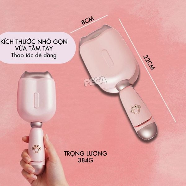 Máy uốn tóc gợn sóng thiết kế chân mèo đáng yêu bản xoăn sóng nước 32mm