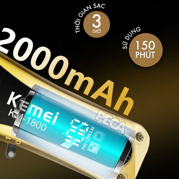 Tông đơ cắt tóc chuyên nghiệp km-1800