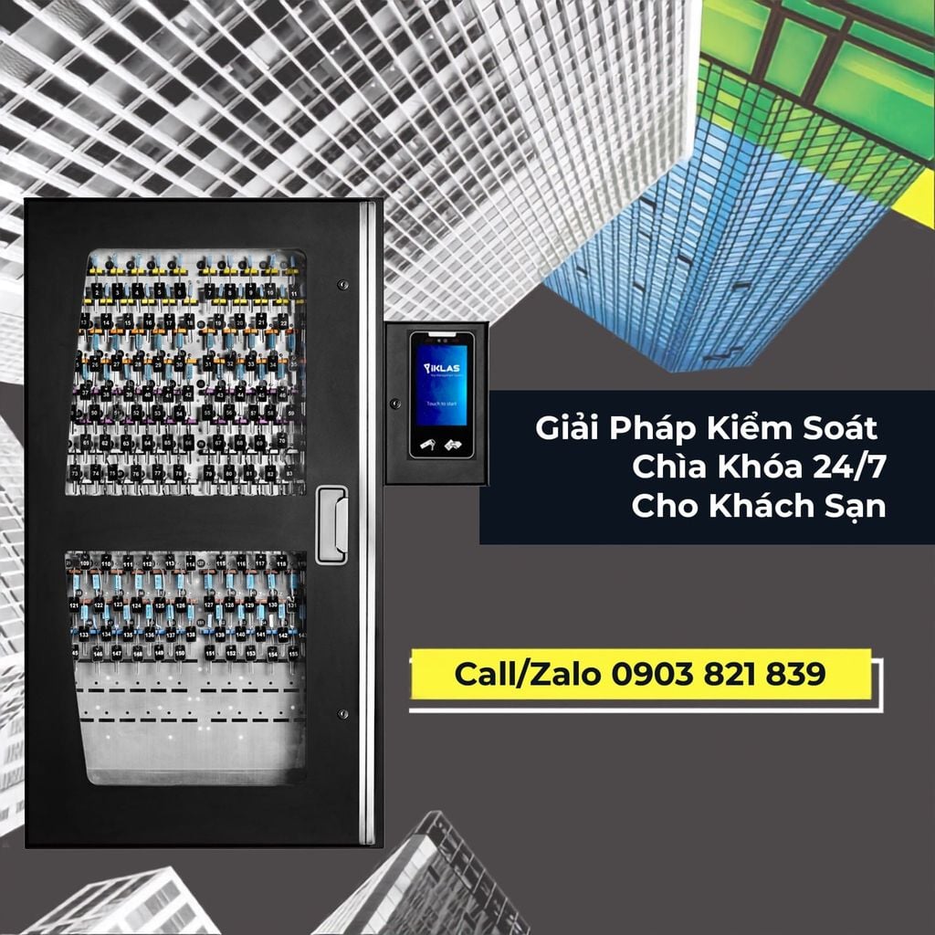 Tủ Quản Lý Chìa Khóa Thông Minh Cho Khách Sạn: Giải Pháp Kiểm Soát Chìa Khóa 24/7
