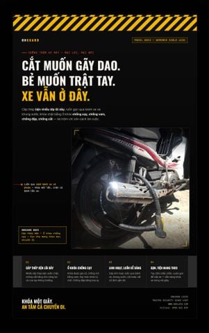 KHÓA DÂY CÁP ONGARD 8023 – GIẢI PHÁP BẢO VỆ TÀI SẢN LINH HOẠT