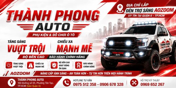Địa Chỉ Lắp Đèn Trợ Sáng Aozoom Chính Hãng Tại Quận 6