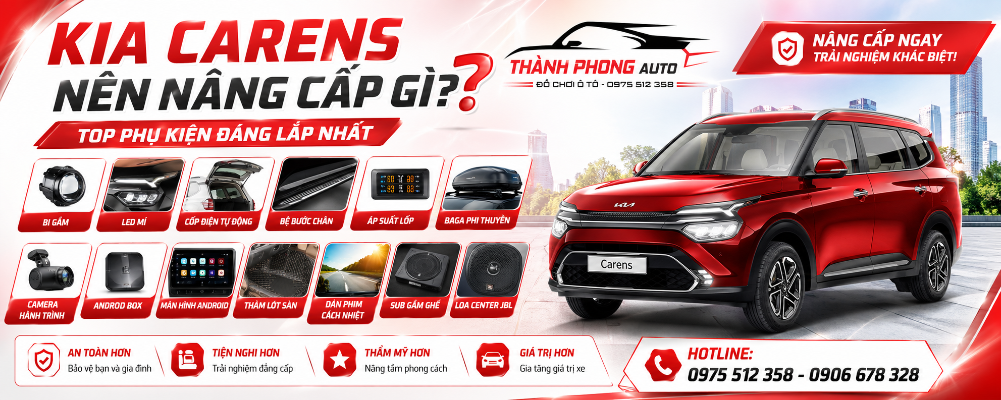 Kia Carens Nên Nâng Cấp Gì? Top Phụ Kiện Đáng Lắp Nhất Hiện Nay