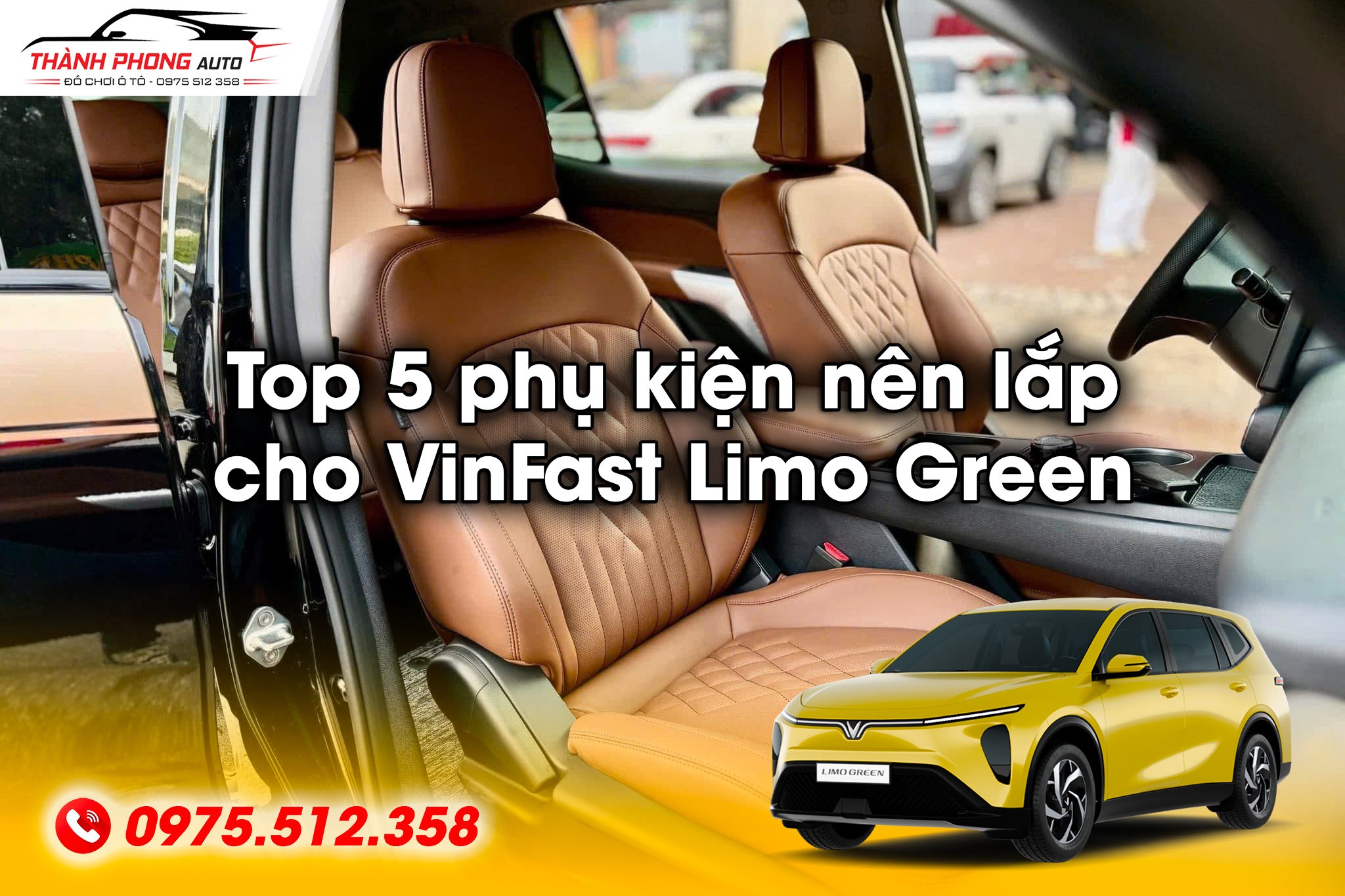 Top 5 phụ kiện nên lắp cho VinFast Limo Green
