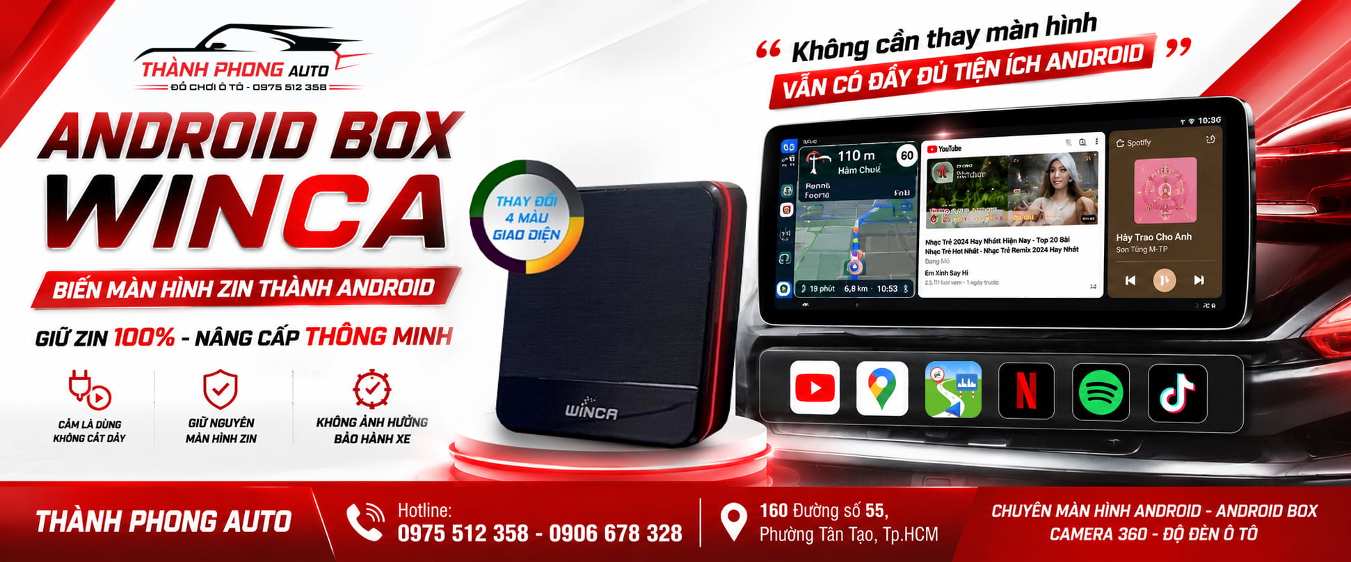 Android Box ô tô