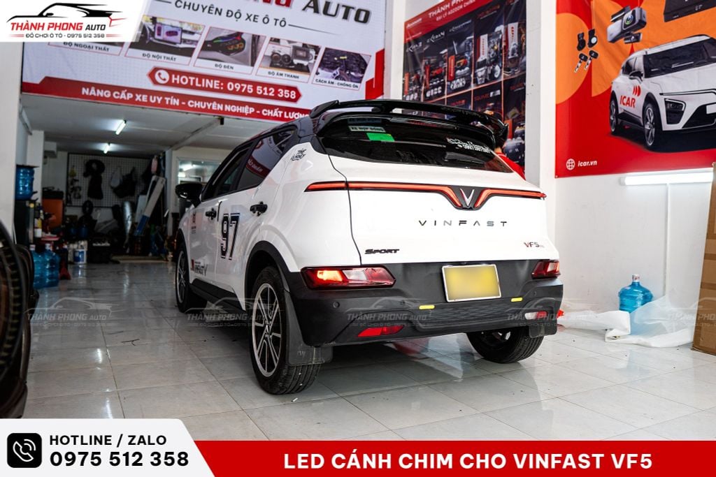 đèn led cánh chim trước và sau cho vinfast vf5