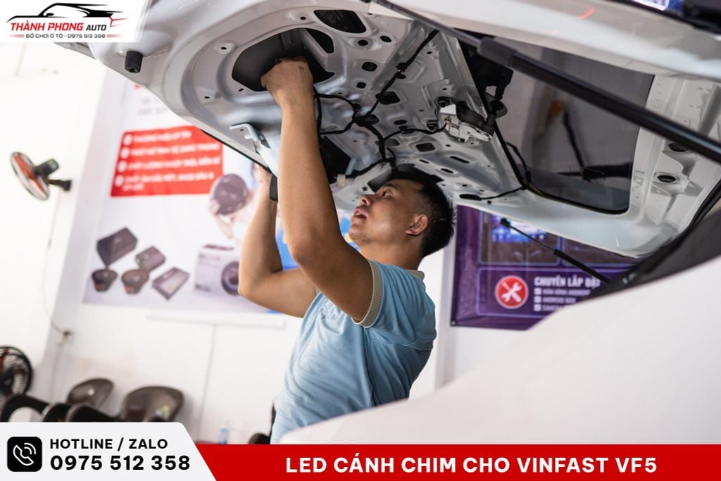 đèn led cánh chim trước và sau cho vinfast vf5