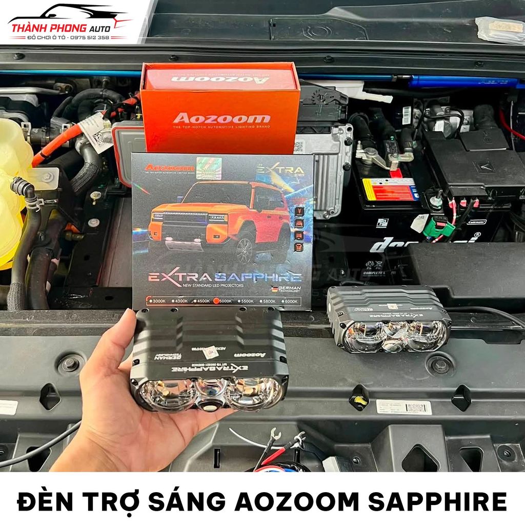 đèn trợ sáng Aozoom sapphire