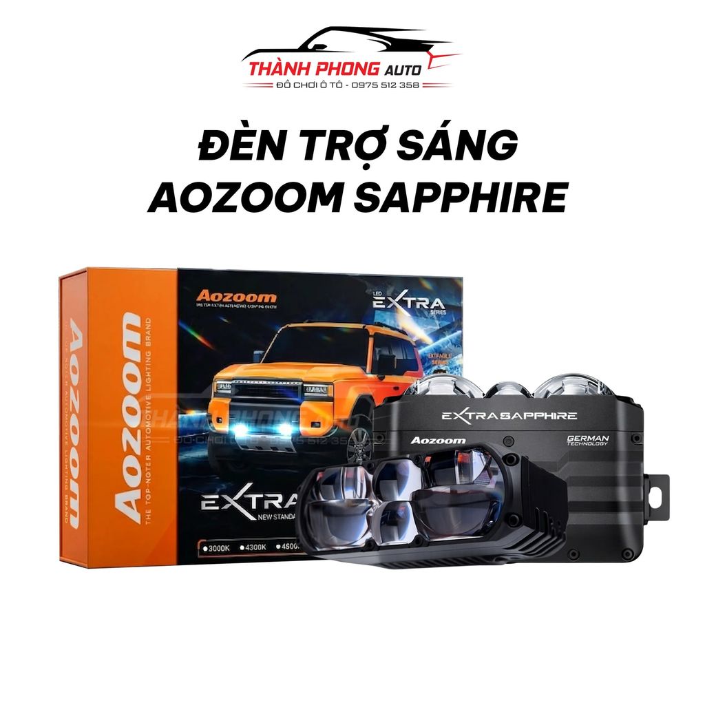 đèn trợ sáng Aozoom sapphire