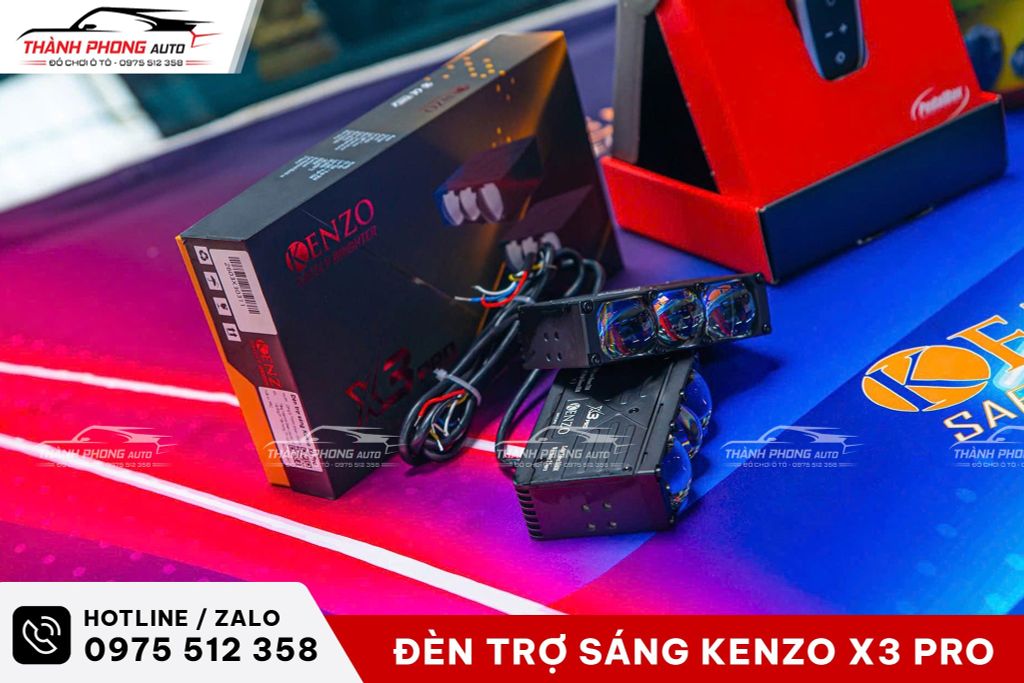 đèn trợ sáng kenzo x3 pro