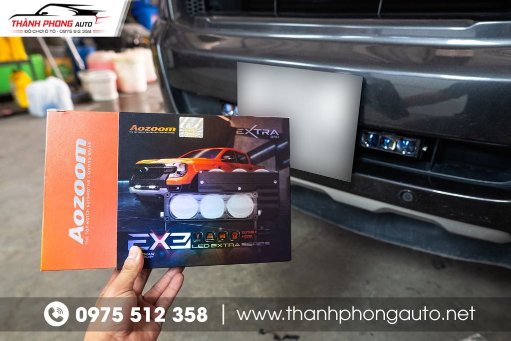 độ đèn trợ sáng cho Ford Ranger