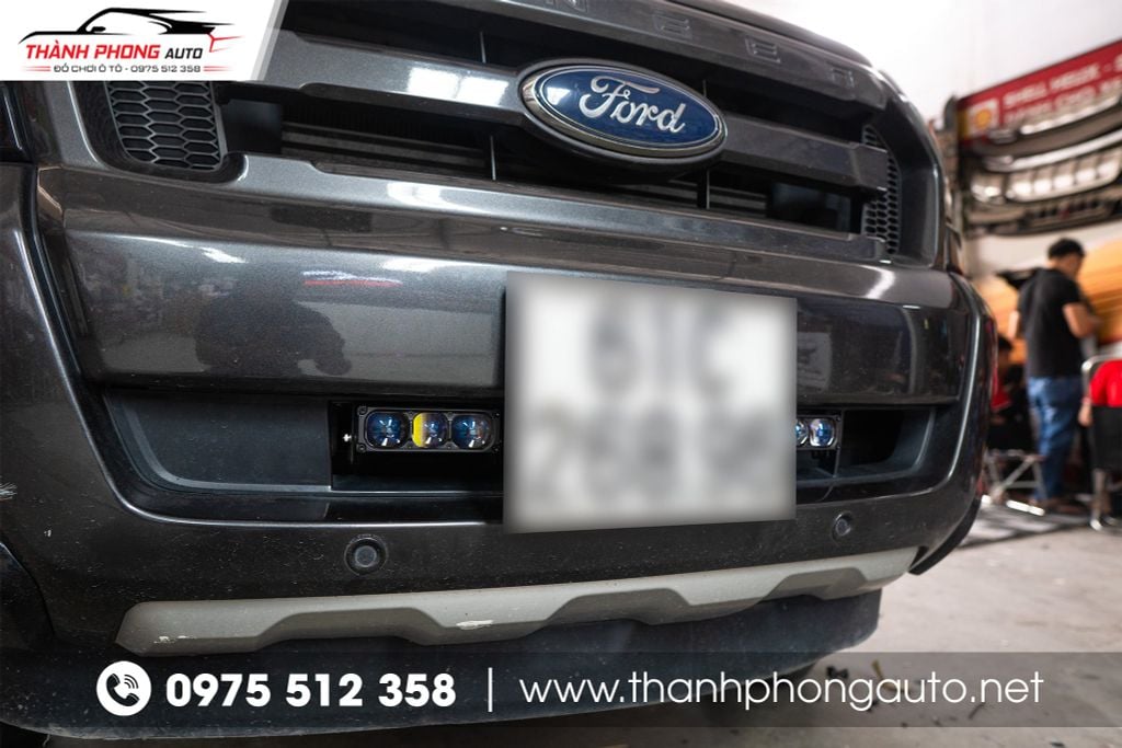 độ đèn trợ sáng cho Ford Ranger