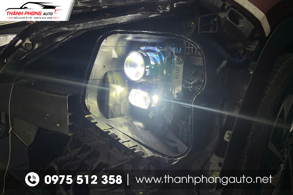 hyundai tucson độ đèn