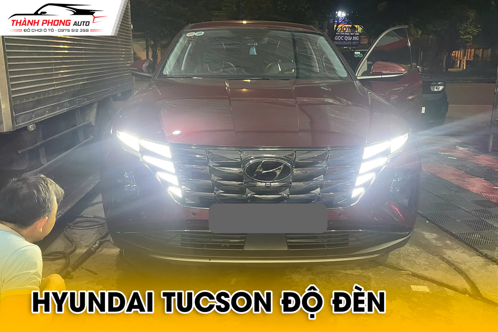 hyundai tucson độ đèn