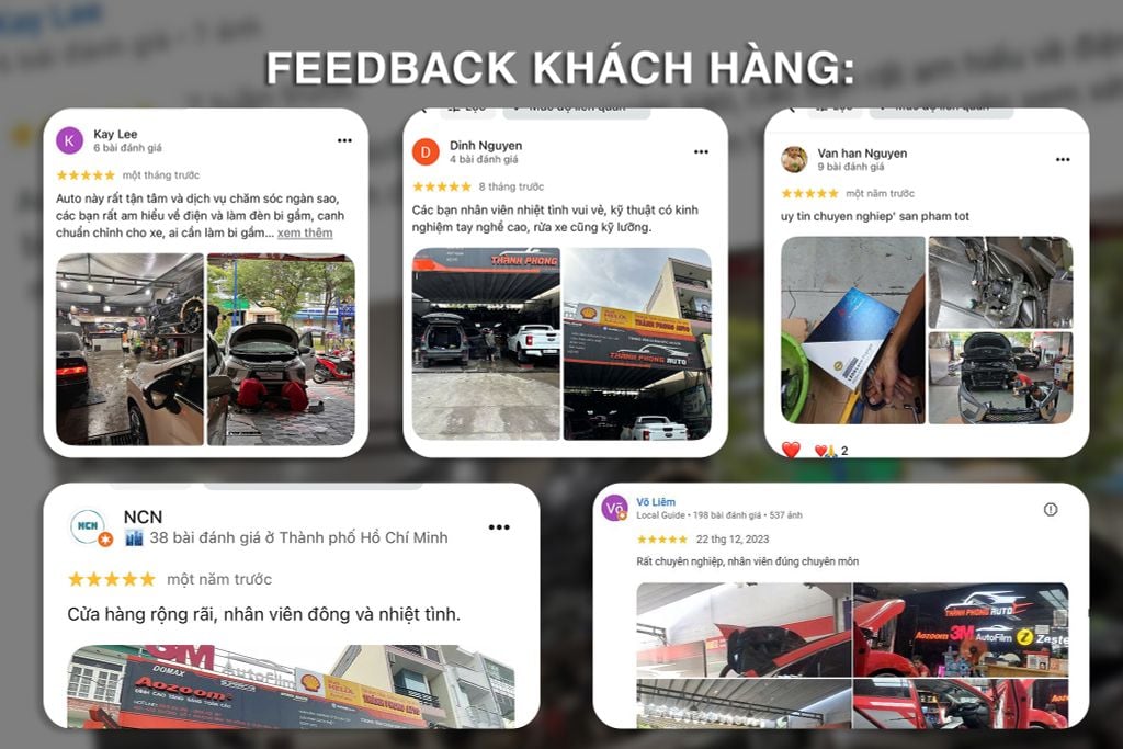 khách hàng nói gì về thành phong auto