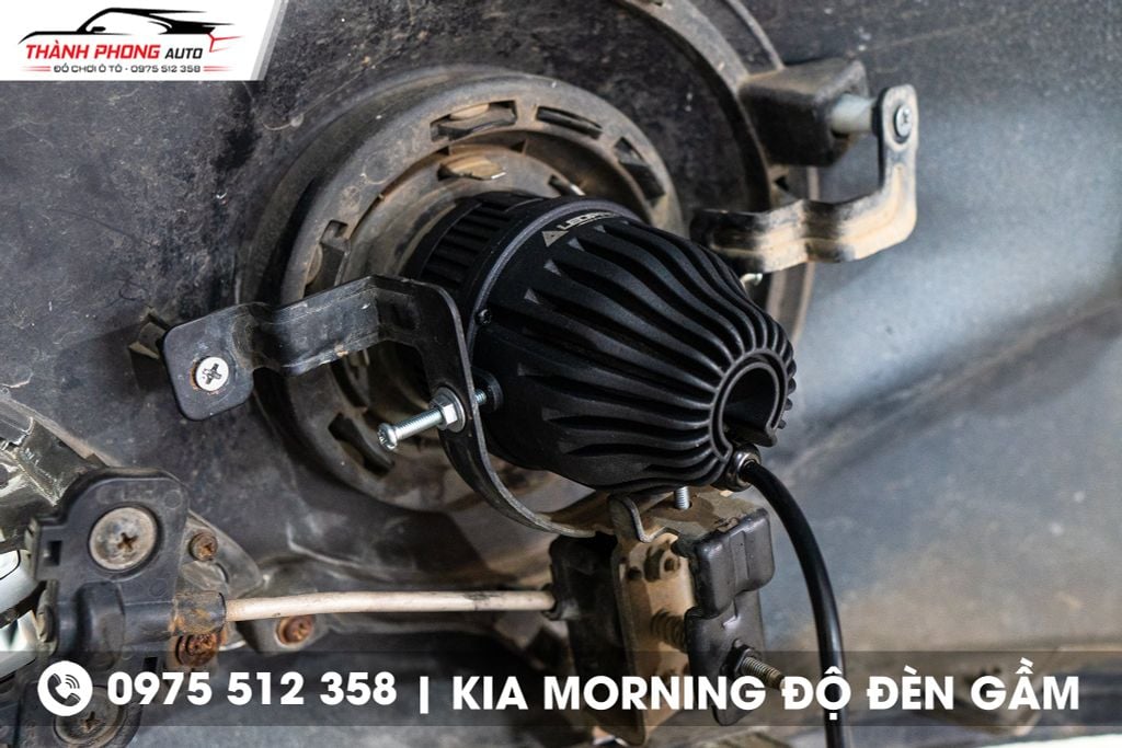 kia morning độ bi gầm
