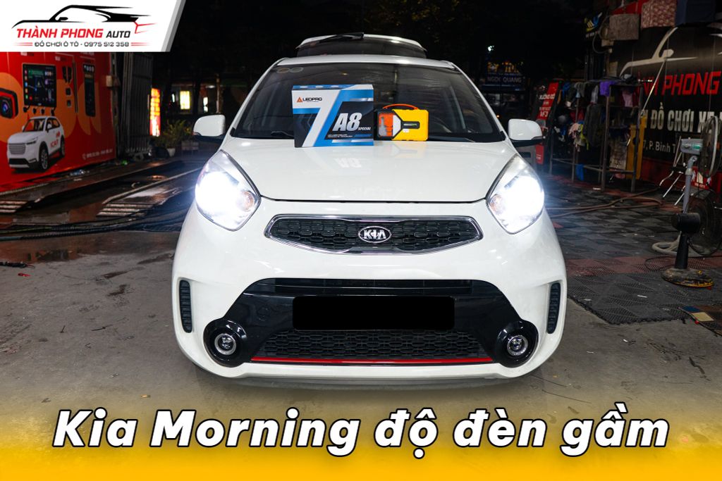 kia morning độ bi gầm