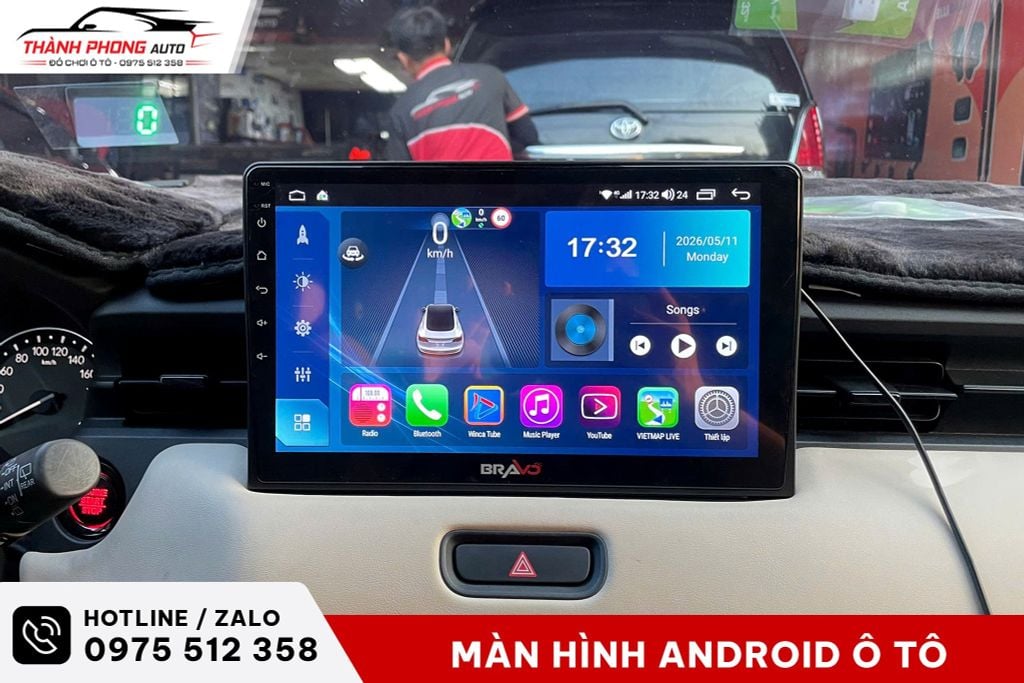 màn hình android ô tô giá rẻ