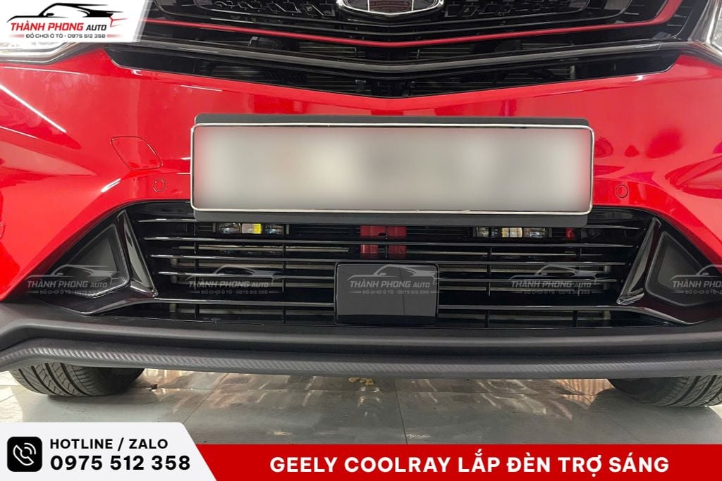 Geely Coolray lắp đèn trợ sáng Aozoom Ex3