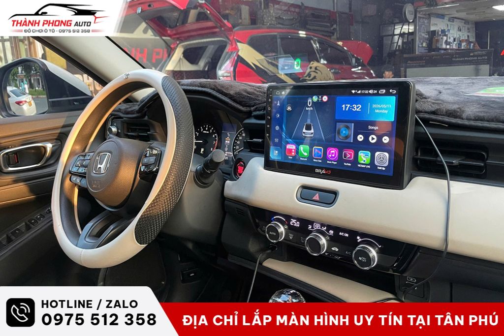 Địa chỉ lắp đặt màn hình android ô tô tại quận tân bình