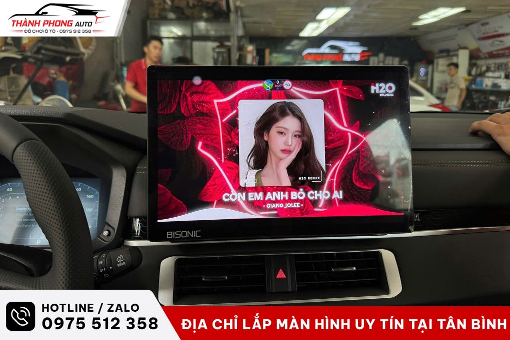 Địa chỉ lắp đặt màn hình android ô tô tại quận tân bình