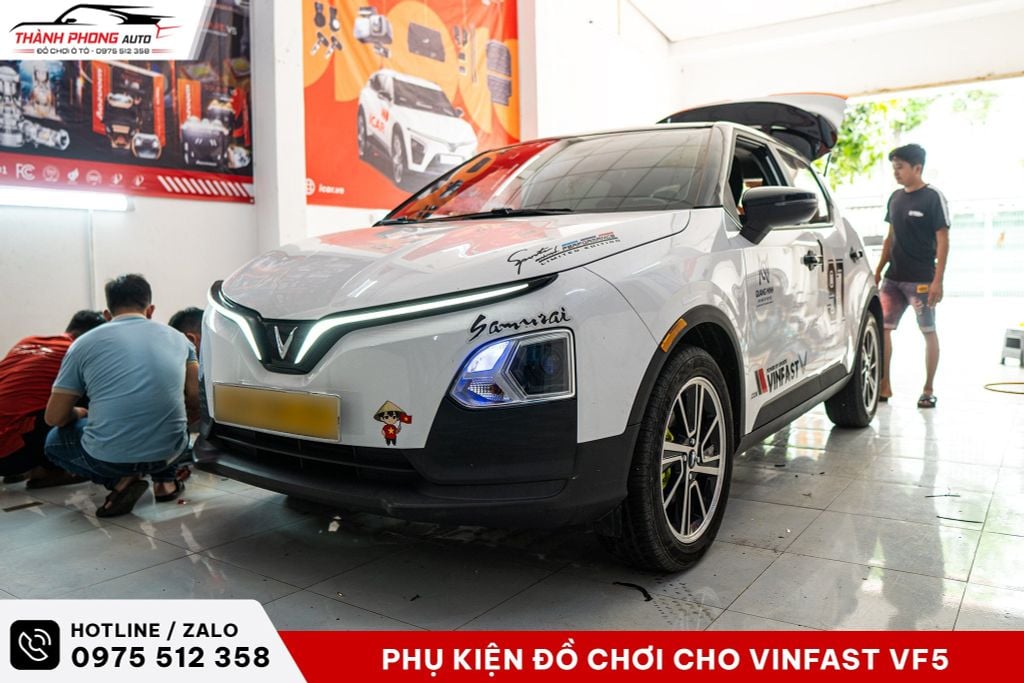 đèn led cánh chim trước và sau cho vinfast vf5