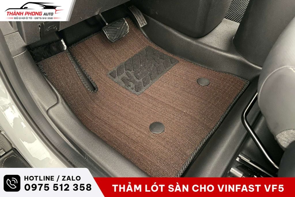 Thảm lót sàn nhựa khuôn đúc cho xe Vinfast VF5