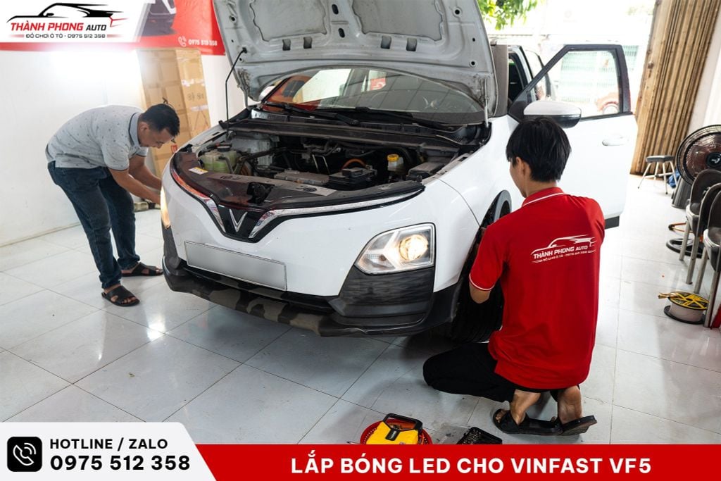 bóng led tăng sáng cho Vinfast VF5