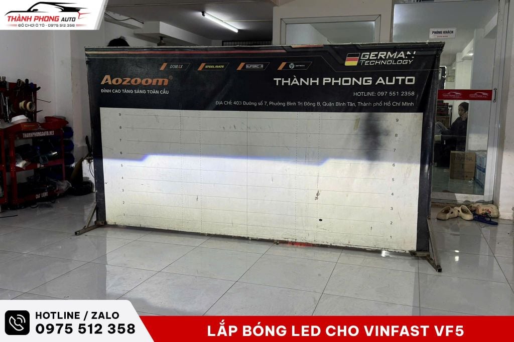 bóng led tăng sáng cho Vinfast VF5
